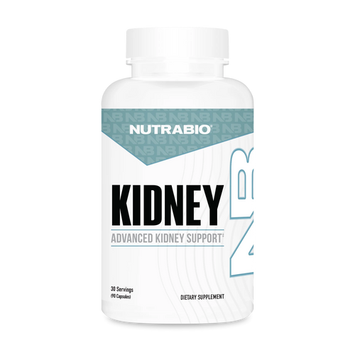 NUTRABIO kidney support supplement bottle on a white background