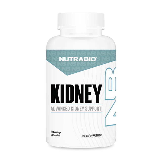 NUTRABIO kidney support supplement bottle on a white background