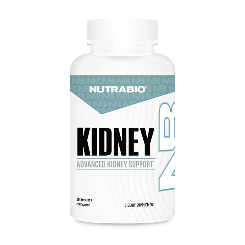 NUTRABIO kidney support supplement bottle on a white background