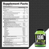 NutraBio Leg Day Intra Workout Blueberry Lemonade Supplement Facts