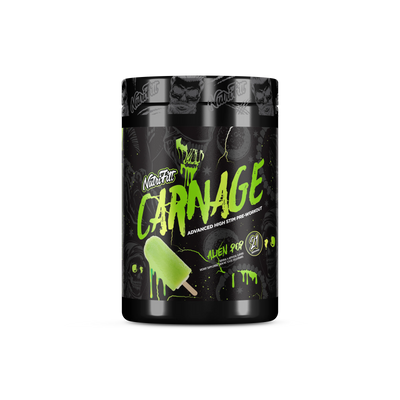 NutriFitt Carnage Advanced High-stim Pre-workout Alien Pop Flavor
