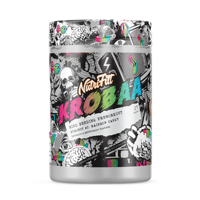 NutriFitt KROBAA Pre‑Workout – Mid‑Stim Nootropic Formula for Focus, Pumps & Endurance