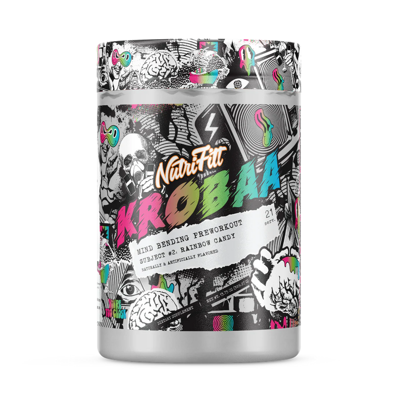 NutriFitt KROBAA Pre‑Workout – Mid‑Stim Nootropic Formula for Focus, Pumps & Endurance