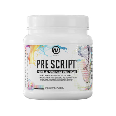 PRE-SCRIPT - Preworkout with Amazing Focus, Long Lasting Energy, and the Strongest Pump