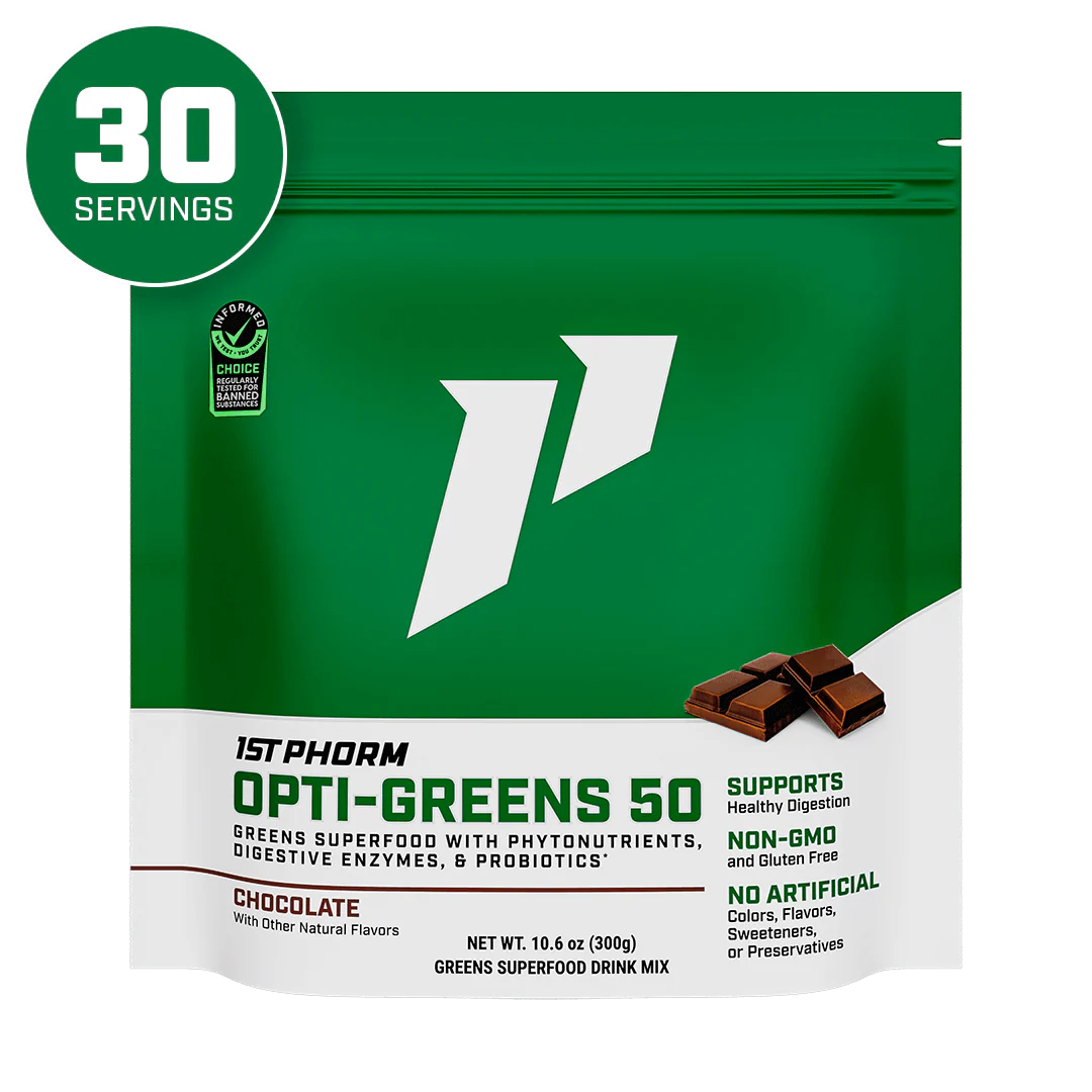 OPTI-GREENS 50 Greens Superfood Powder by 1stPhorm