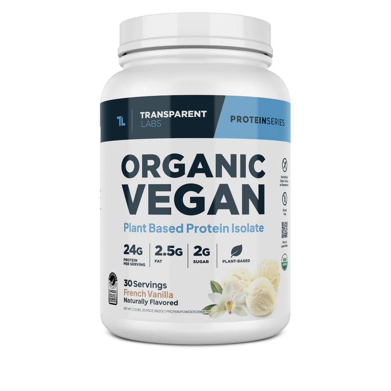 Transparent Labs Organic Vegan Plant-Based Protein Isolate