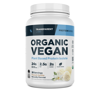 Transparent Labs Organic Vegan Plant-Based Protein Isolate