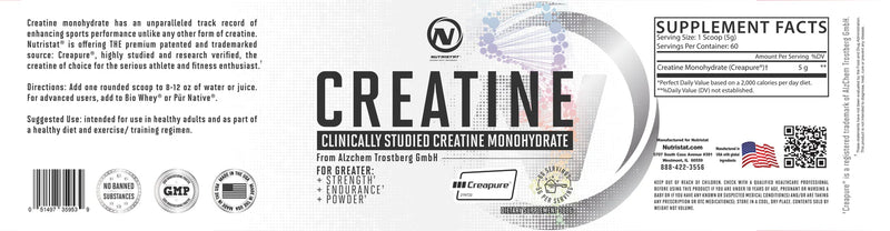 Nutristat Creatine Monohydrate