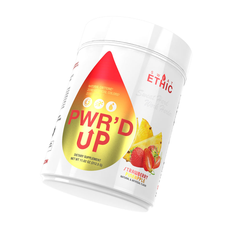 Sweat Ethic PWR'D UP - No Itch Natural Caffeine Pre-workout