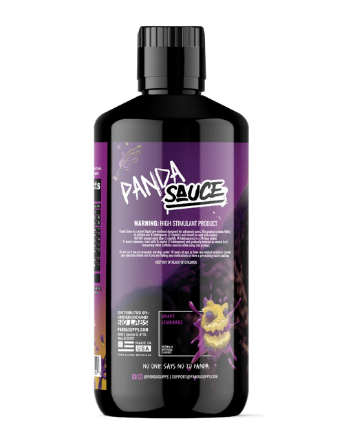Panda Supps X Pump Sauce Collaboration Liquid Pre Workout