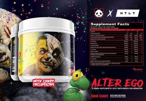 PANDA x HTLT ALTER EGO Pre-Workout – Sour Candy
