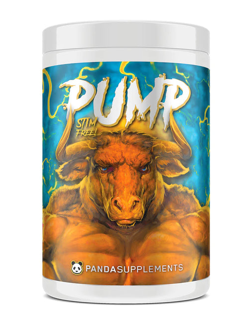 Panda Supplements Panda Pump Stim Free Pre Workout in Peach Gummy Rings Flavor