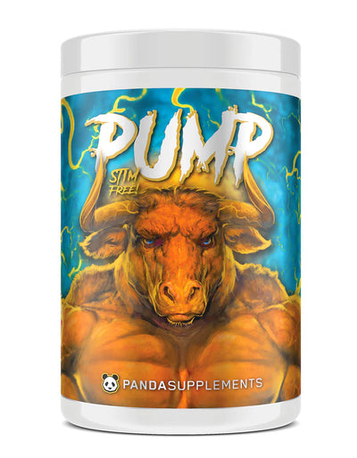 Panda Supplements Panda Pump Stim Free Pre Workout in Peach Gummy Rings Flavor