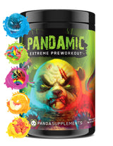 PANDAMIC Extreme PRE-WORKOUT by Panda Supps - Amazing flavors with superior Energy, Focus, and Pumps