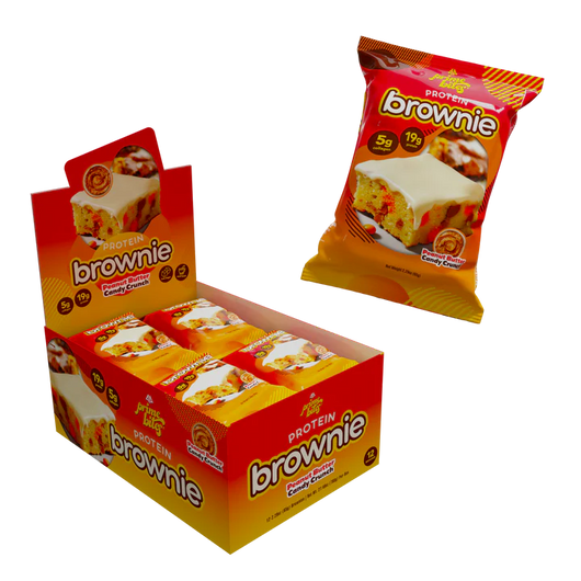 Alpha Prime Prime Bites Protein Brownies – 19g Whey, 5g Collagen, Low Sugar