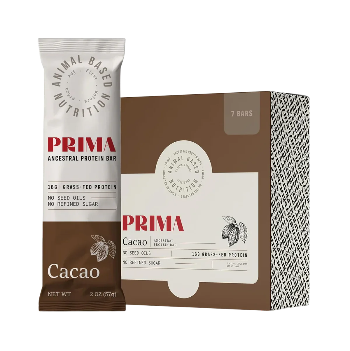 Ancestral Protein Bar Box Cacao flavor