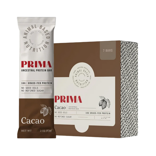 Ancestral Protein Bar Box Cacao flavor