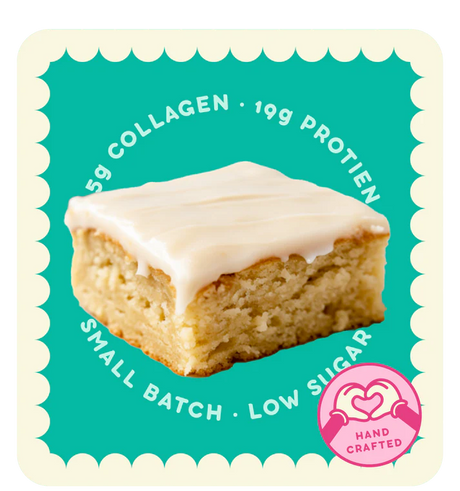 Prime Bites Protein Brownie Glazed Cinnamon Roll