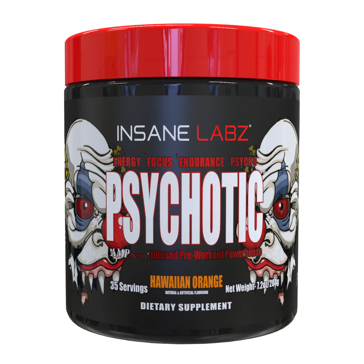 Insane Labz Psychotic, High Stimulant Pre Workout Powder (35 SERVINGS)