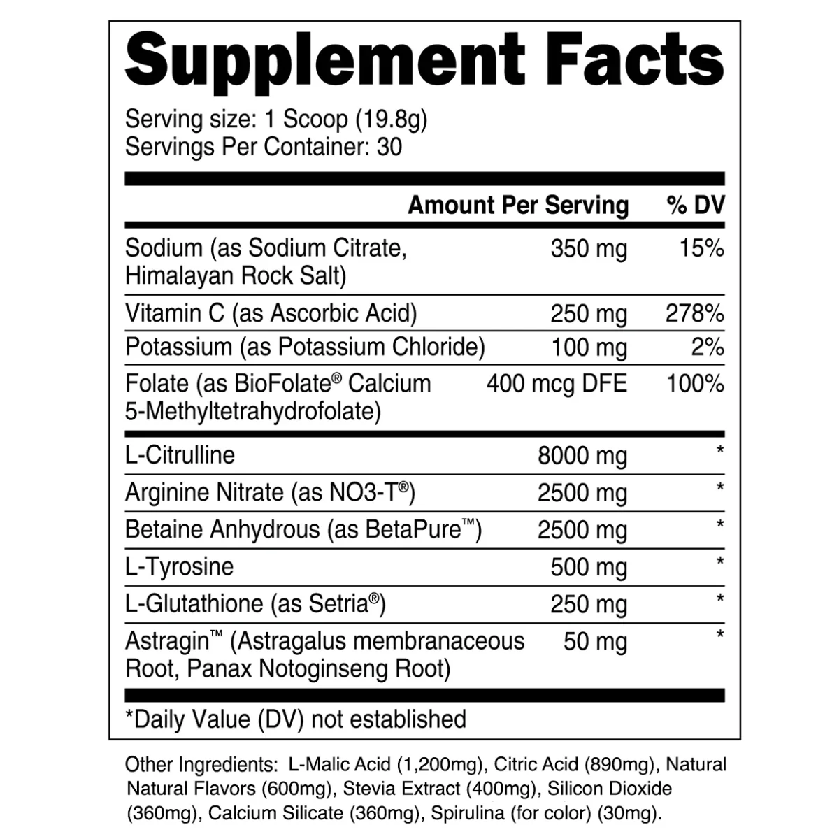 Transparent Labs Pump