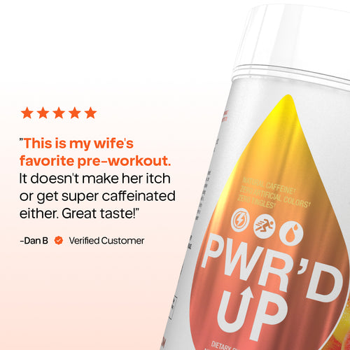 PWR'D UP - No Itch Natural Caffeine Pre-workout