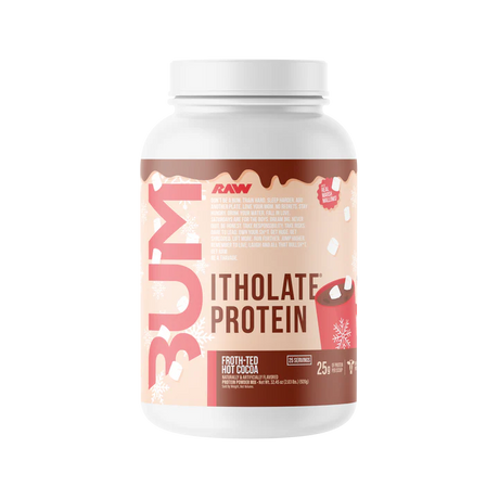 Raw Bum Itholate Protein Froth-Ted Hot Cocoa whey protein isolate powder