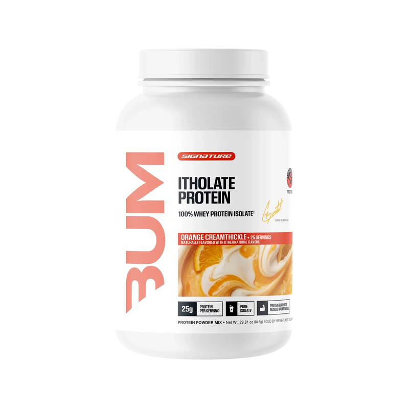 Raw Bum Itholate Protein 100% Whey Protein Isolate in Orange Creamthickle