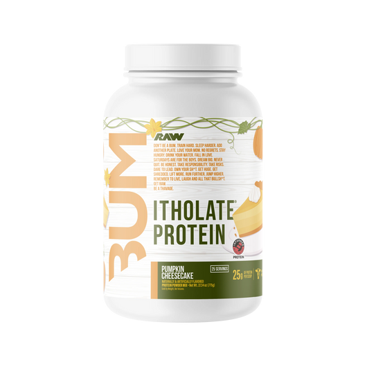 Raw Bum Itholate Grass-fed Whey Protein Isolate Powder Pumpkin Cheesecake Flavor