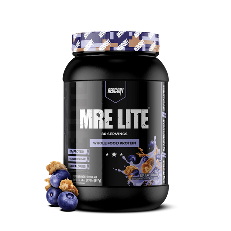 Redcon1 MRE Lite protein powder Blueberry Cobbler