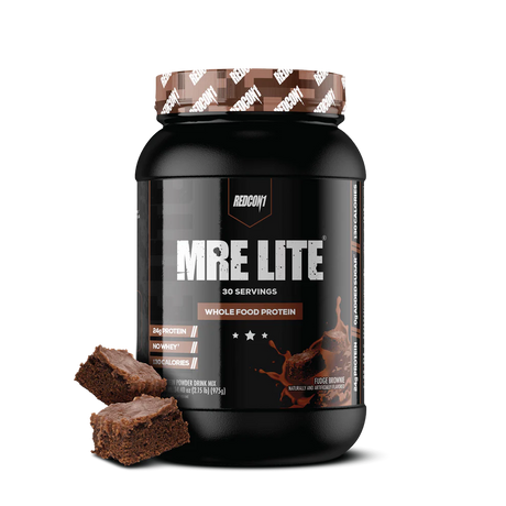 Redcon1 MRE Lite protein Powder Fudge Brownie