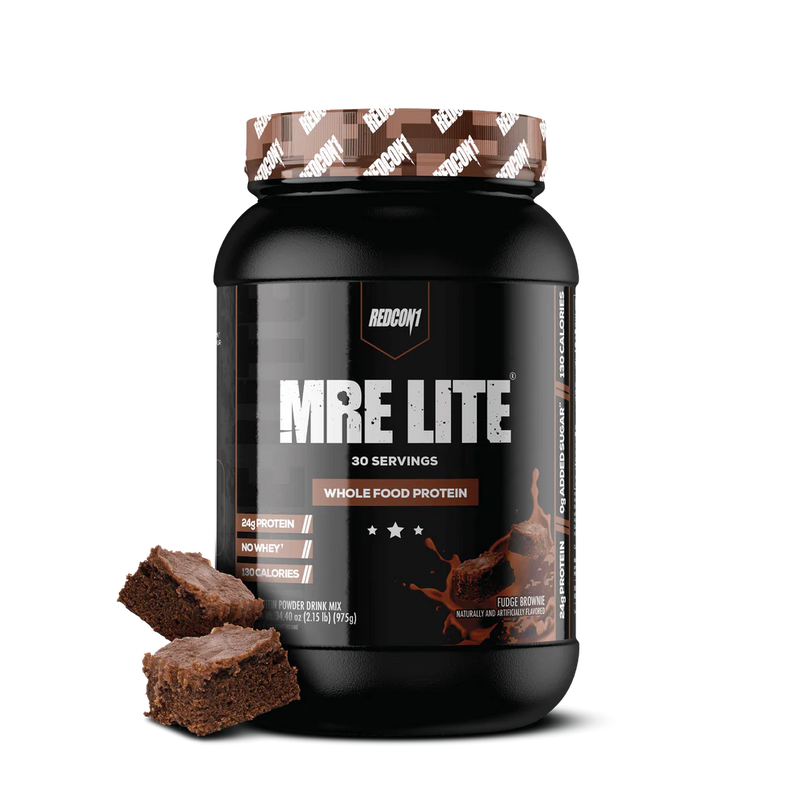 Redcon1 MRE Lite protein Powder Fudge Brownie
