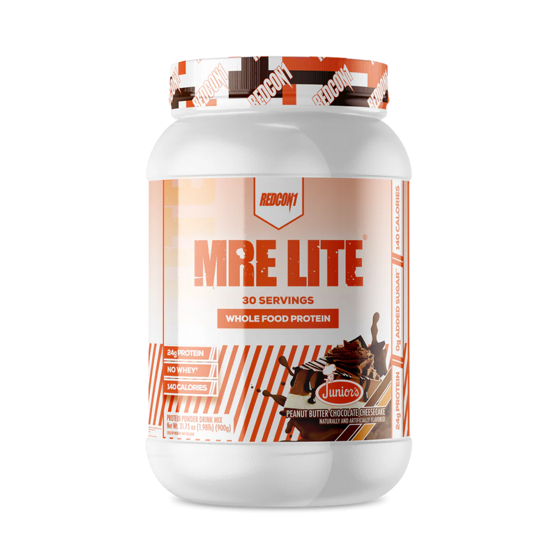 Redcon1 Mre Lite Protein Powder in Peanut Butter Chocolate Cheesecake