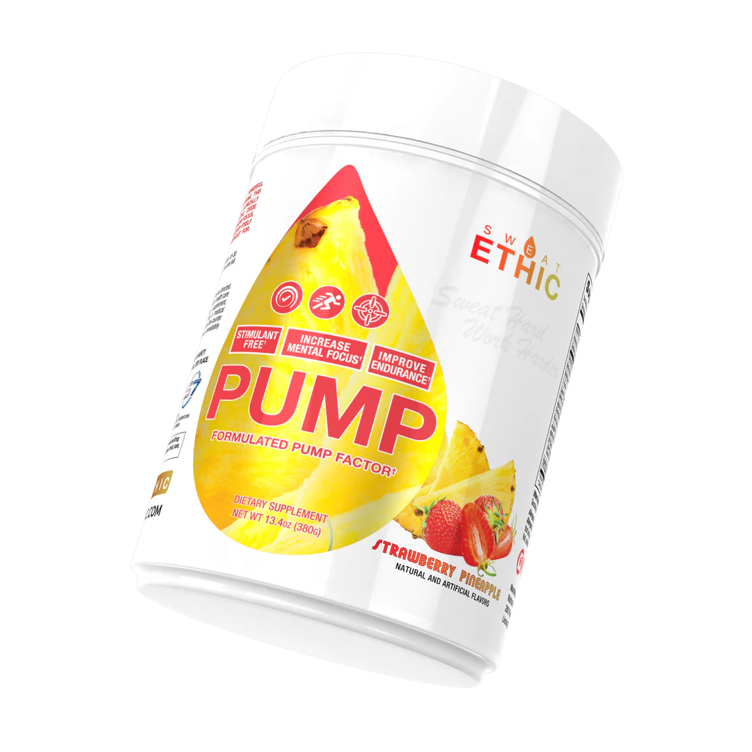 PUMP POWDER - Stimulant Free Pre Workout Nitric Oxide by Sweat Ethic