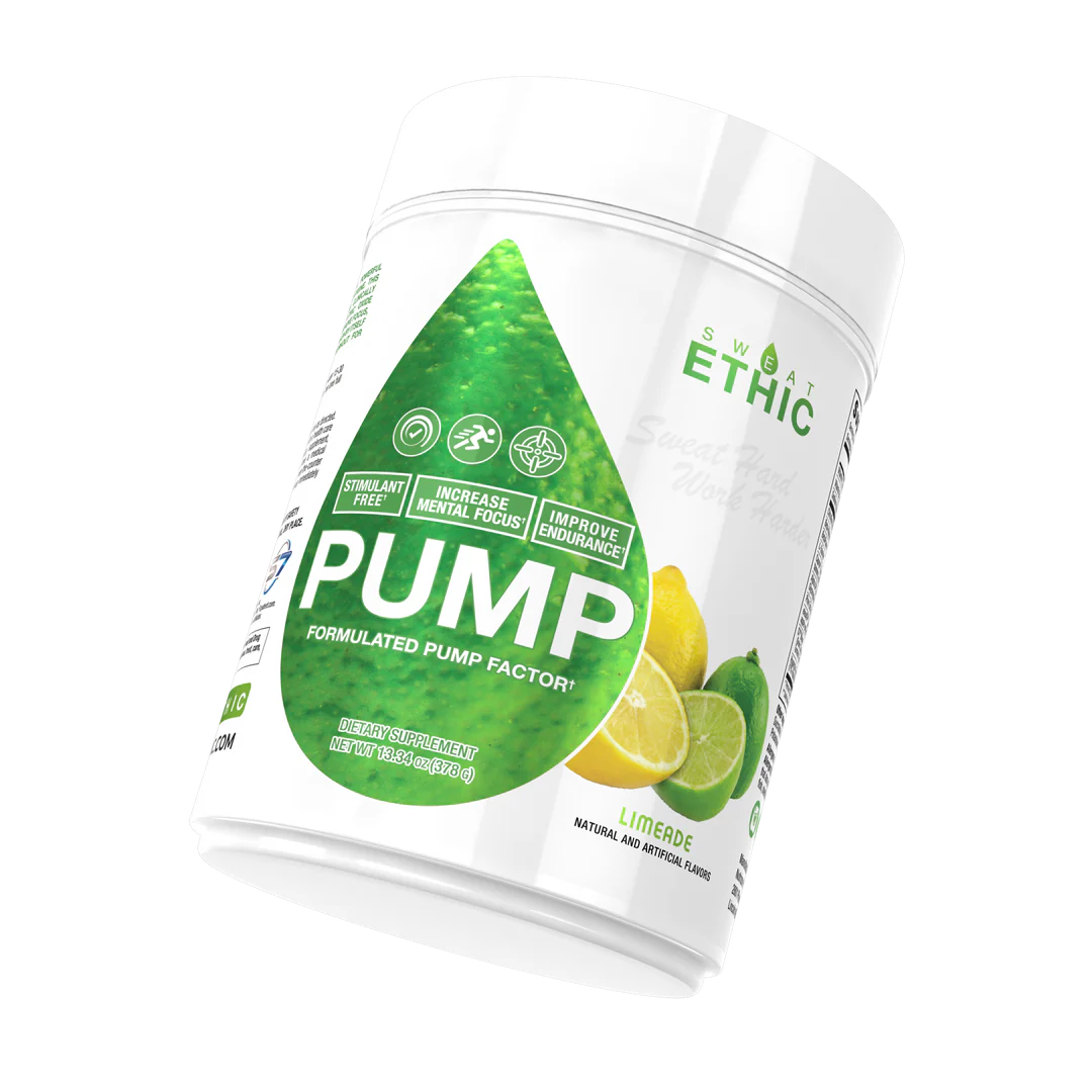 PUMP POWDER - Stimulant Free Pre Workout Nitric Oxide by Sweat Ethic