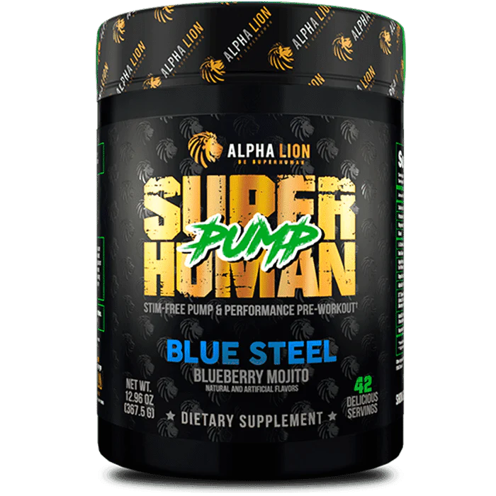 Superhuman Pump Pre Workout by Alpha Lion