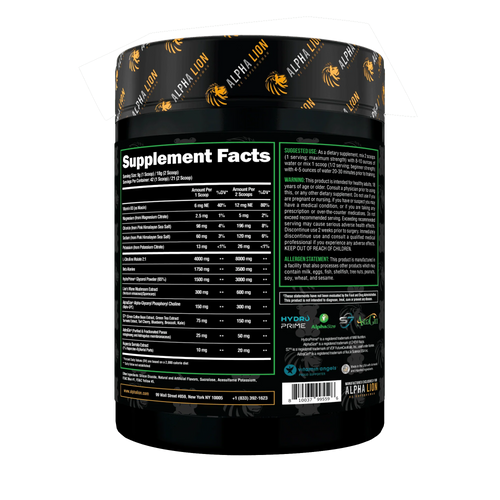 Superhuman Pump Pre Workout by Alpha Lion