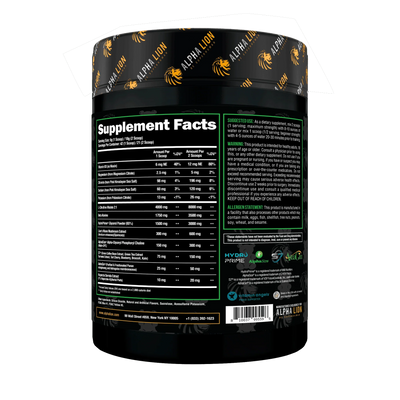 Superhuman Pump Pre Workout by Alpha Lion