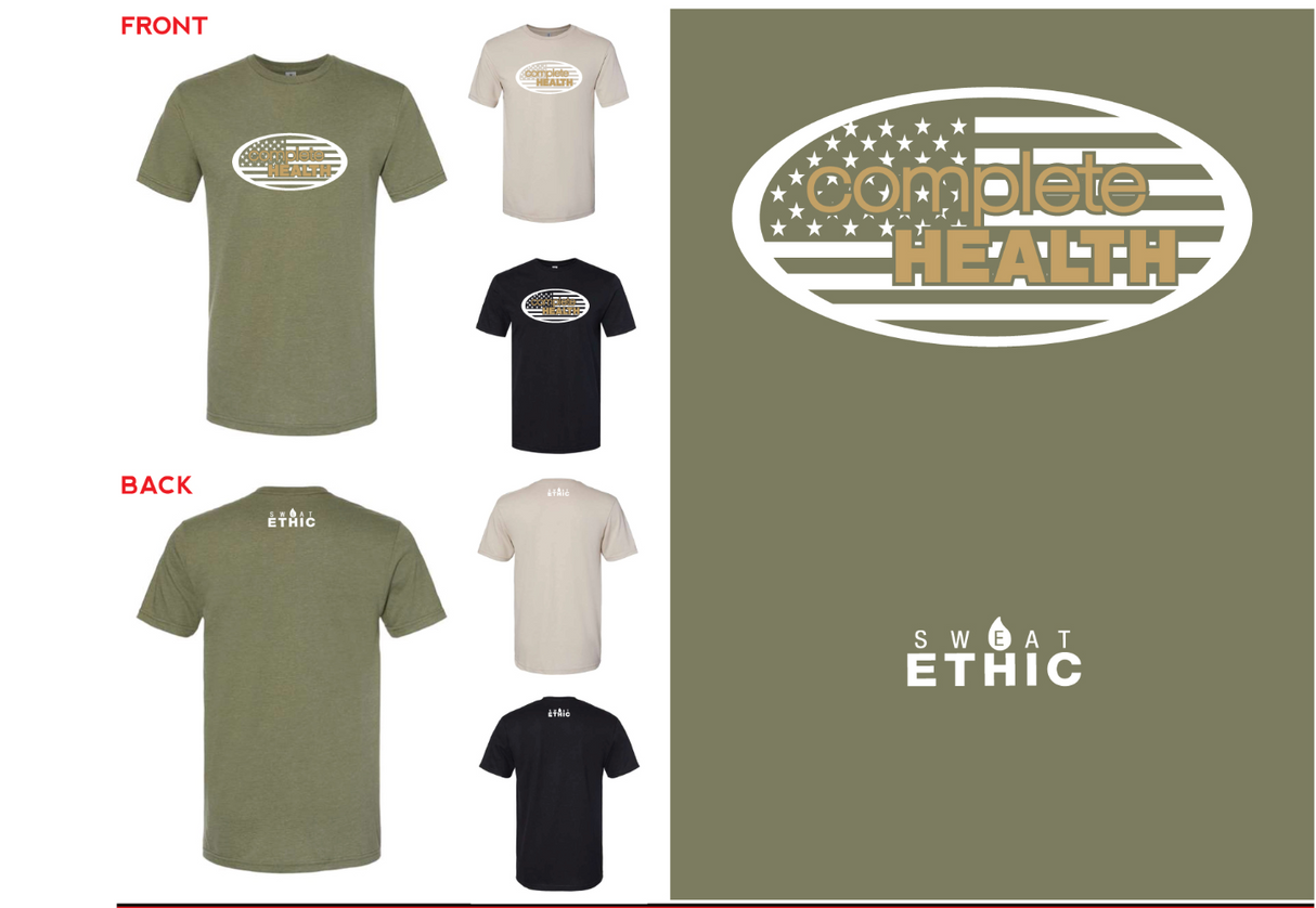 T-shirt:  Complete Health & Sweat Ethic collab