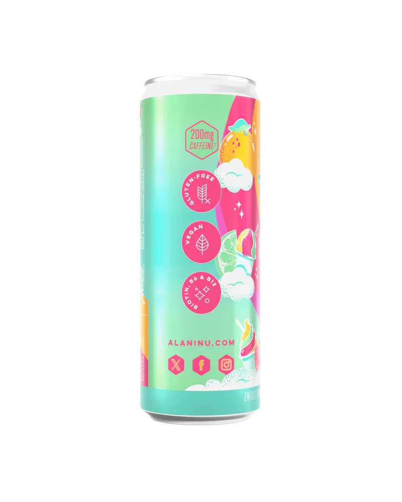 Alani Nu Energy Drink - Sherbet Swirl - 12oz. (12 Cans)