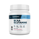 Transparent Labs BCAA Glutamine - 8000 Mg of BCAA Powder with L Glutamine for Post Workout Recovery, Muscle Growth, & Increased Endurance - 30 Servings