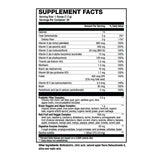 Sweat Ethic Vita Greens Vitamin plus Superfoods Greens Powder Supplement ingredients and facts panel.