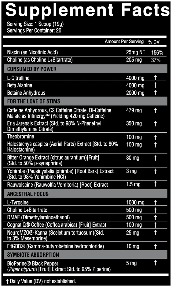 NutriFitt Symbiote Pre-Workout