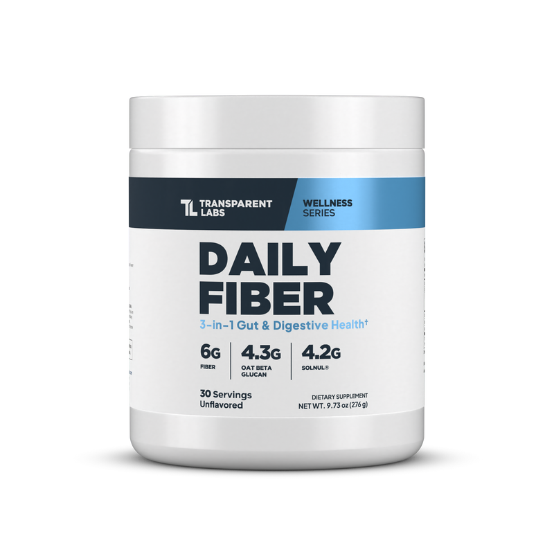Transparent Labs Daily Fiber | Prebiotic Fiber Supplement