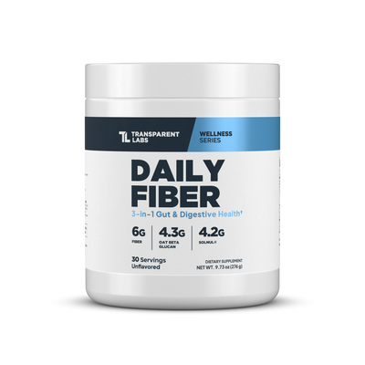 Transparent Labs Daily Fiber | Prebiotic Fiber Supplement