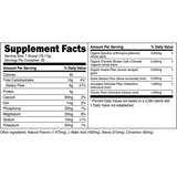 Transparent Labs Prebiotic Greens supplement facts—spirulina 3000mg, chlorella 3000mg, acacia fiber 3000mg, green banana 3000mg, Jerusalem artichoke 1000mg, chicory root 1000mg; 30 servings