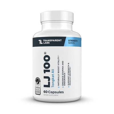 Transparent Labs LJ100 Tongkat Ali | Patented Eurycoma Longifolia Extract