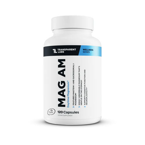 Transparent Labs Mag AM + PM | Magnesium Threonate, Taurinate and Bisglycinate
