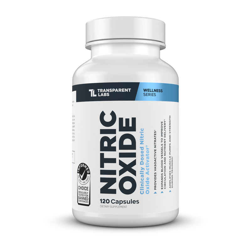 Transparent Labs Nitric Oxide | Clinically Dosed Nitric Oxide Activator