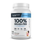 Transparent Labs Grass-Fed Whey Protein Isolate - Natural Flavor, Gluten Free Whey Protein Powder w/ 28g of protein per Serving & 9 Essential Amino Acids - 30 Servings