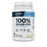 Transparent labs all natural grass fed whey protein isolate french vanilla 30 servings